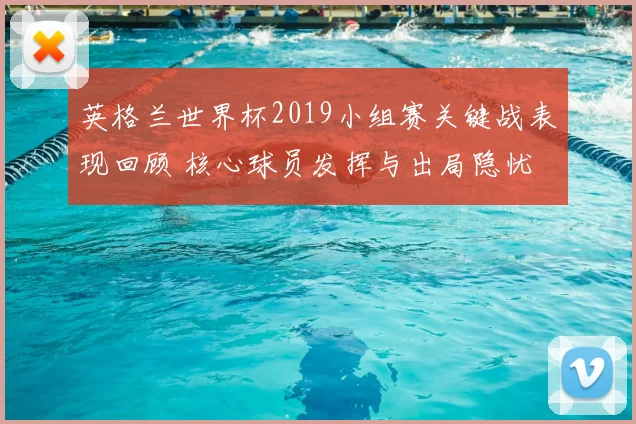 英格兰世界杯2019小组赛关键战表现回顾 核心球员发挥与出局隐忧